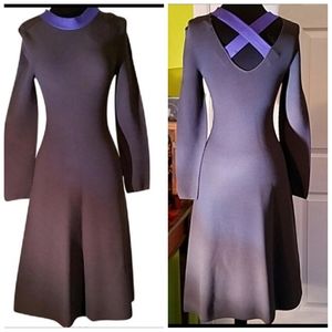 Giorgio Armani Fit & Flare Knit Dress